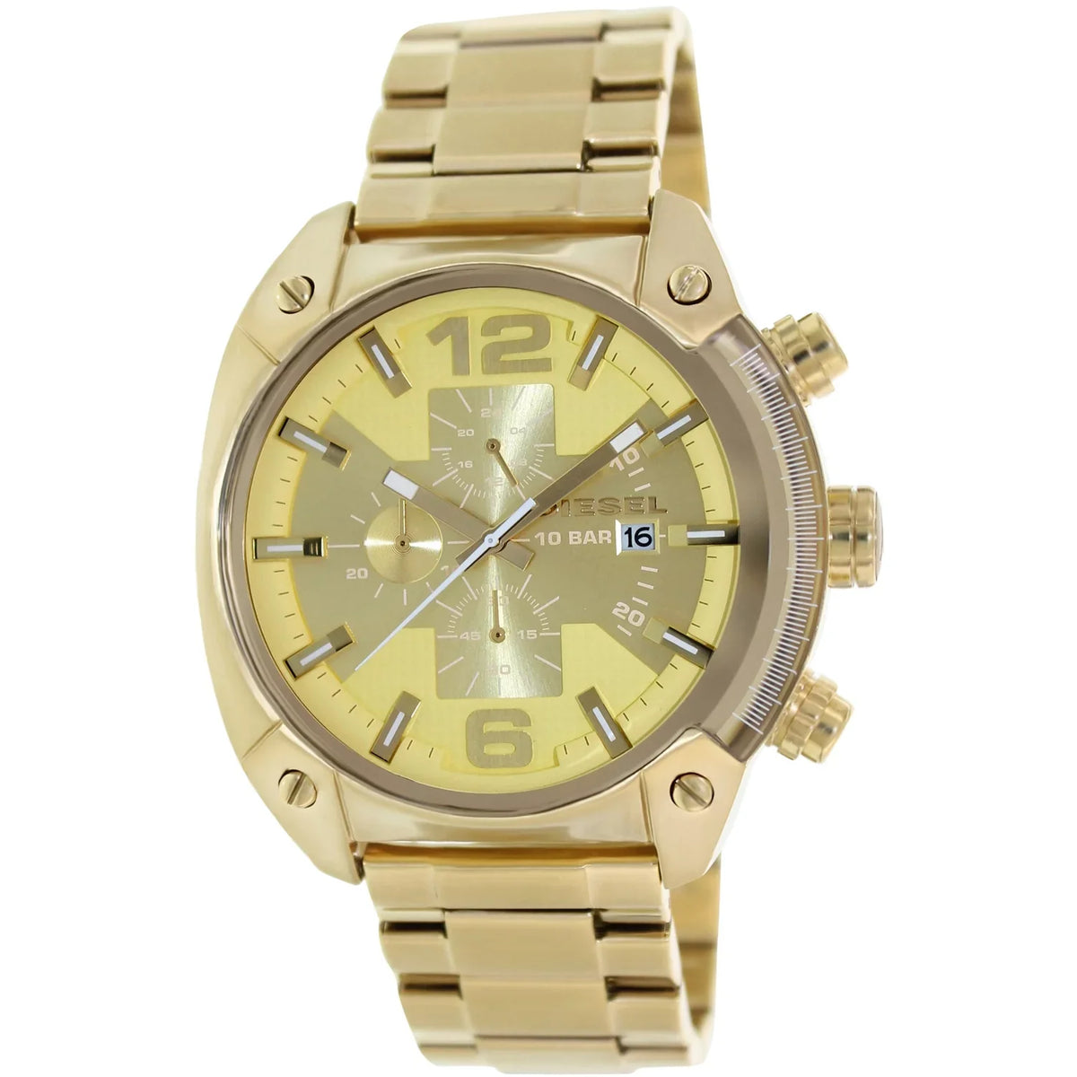 Diesel Men's Overflow DZ4299 Gold Stainless-Steel Quartz Watch
