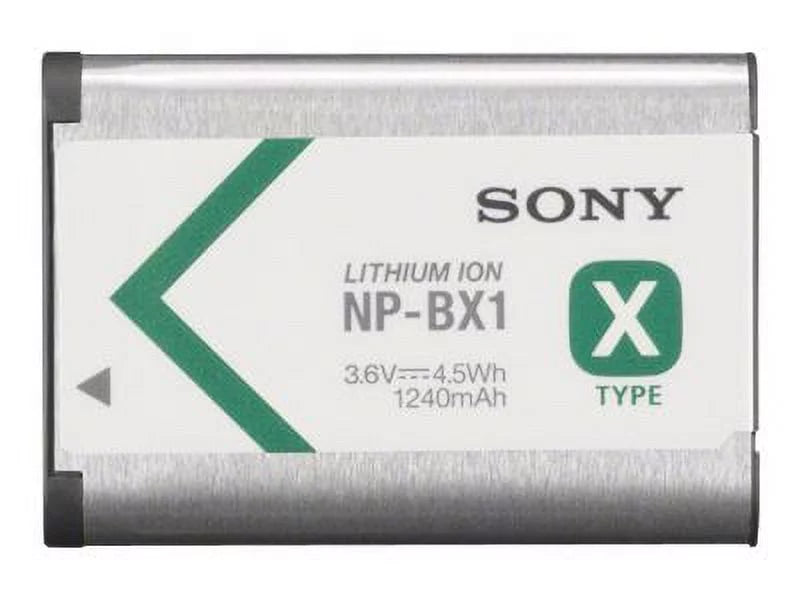 NP-BX1 - Camera battery Li-Ion 1240 mAh - for Action Cam-HDR-AS200, AS50; Cyber-shot DSC-HX80, HX90, RX1R, WX500; Handycam HDR-GWP88