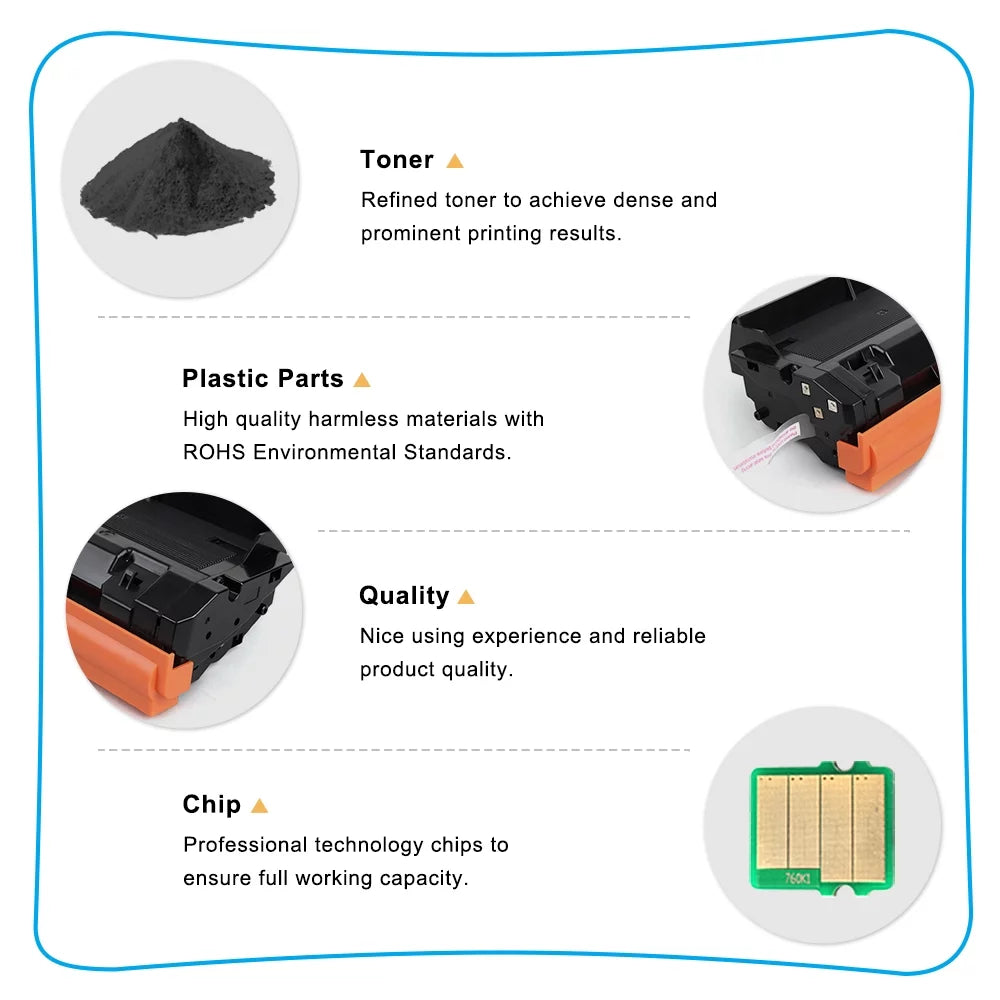 Cool Toner matching Toner for  116L MLTD116L D116L MLT-D116L SL-M2625D SL-M2825DW SL-M2835DW (Black, 6 Pack)