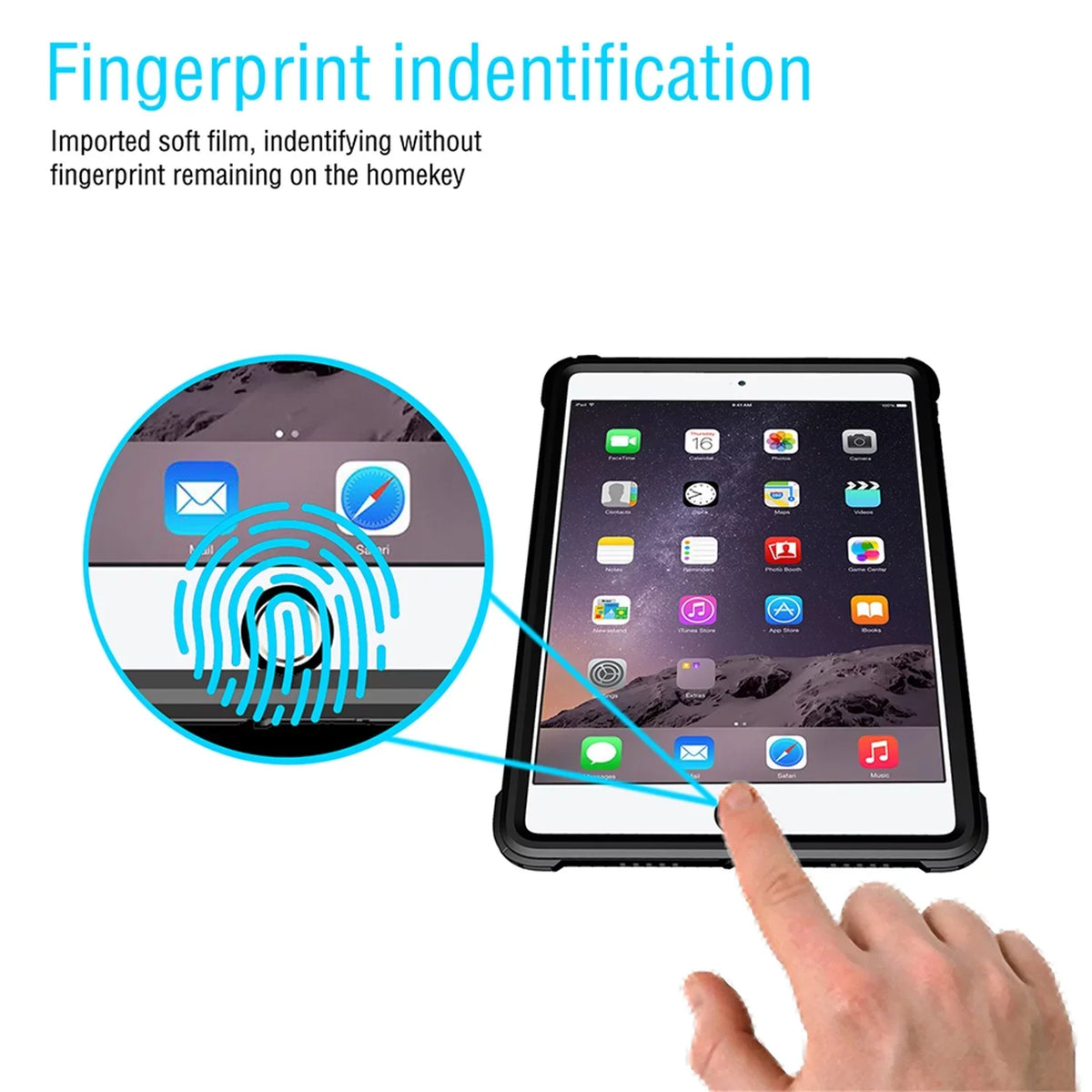 UUCOVERS iPad Air 3 Case 2019 Waterproof, iPad Pro 10.5 Case Rugged Full Body Protective Transparent wrap with Built in Screen Protector Shockproof Case for iPad Air 3 2019/ iPad Pro 10.5 2017,Black