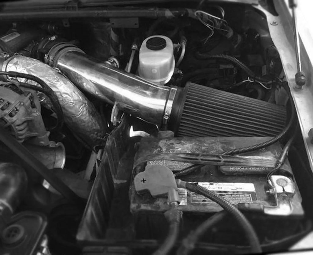 1999 2000 2001 2002 2003  Excursion F-250 F-350 Super Duty 7.3 7.3L V8 Diesel OHV Turbocharged Engine Air Intake Kit + Filter (BLUE)
