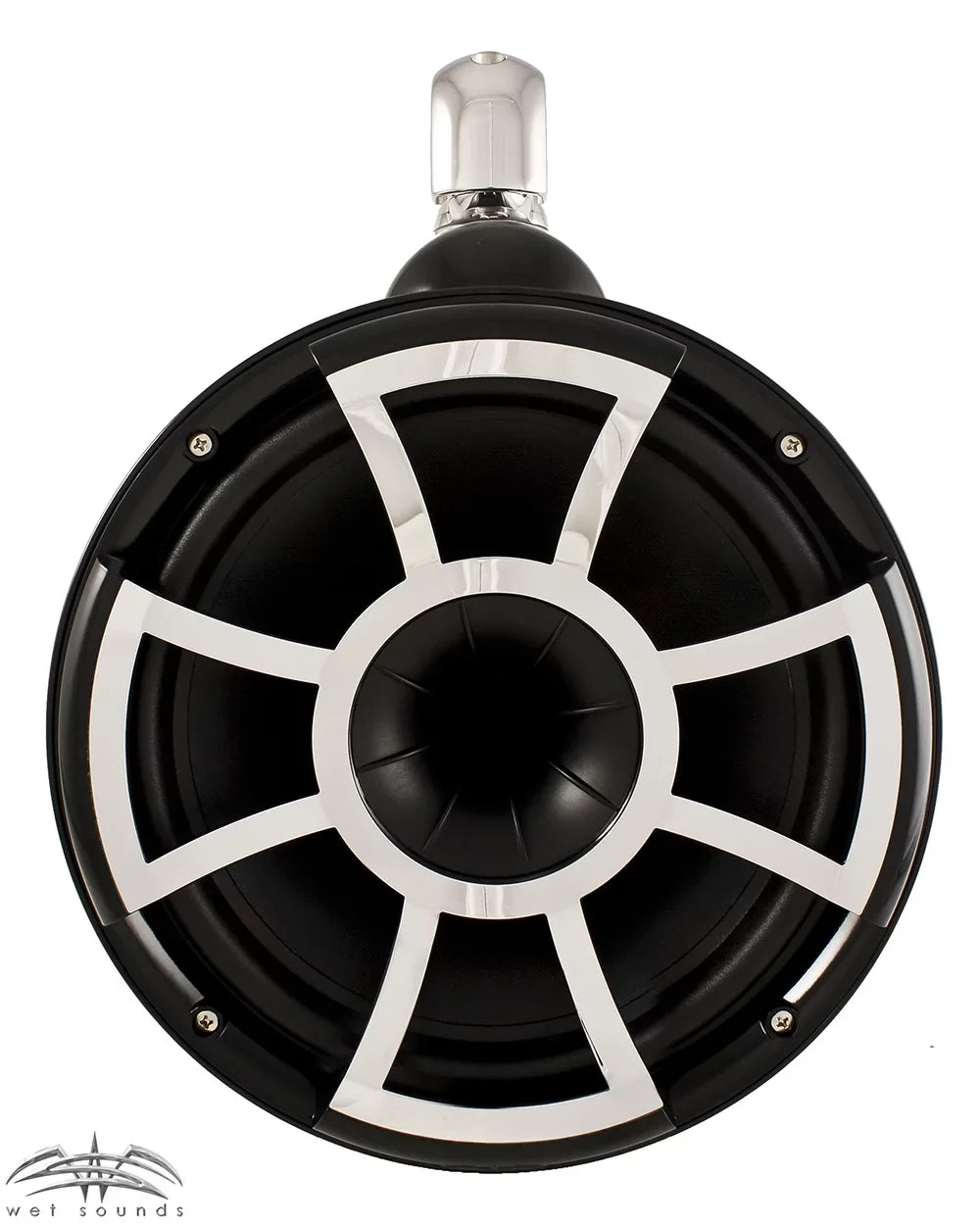 Wet Sounds For Malibu G3: Two Pairs of REV10B-SC 10" Black Swivel Tower Speakers with G3 Adapters & SDX2 Amplifier